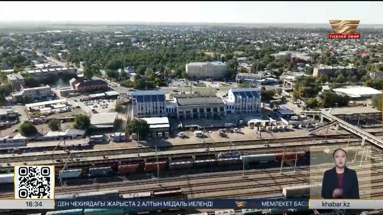 Жамбыл облысында Шу вокзалы жөнделіп жатыр