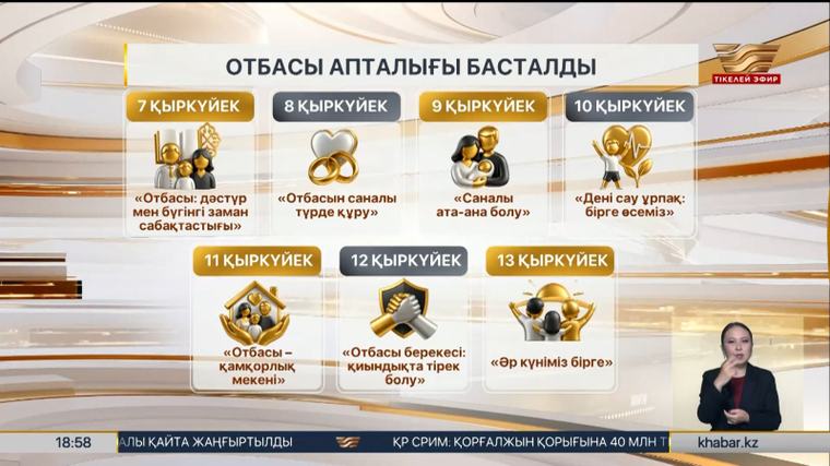 Отбасы күніне арналған апталық басталды
