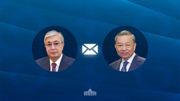 Токаев поздравил руководство Вьетнама с Днём независимости